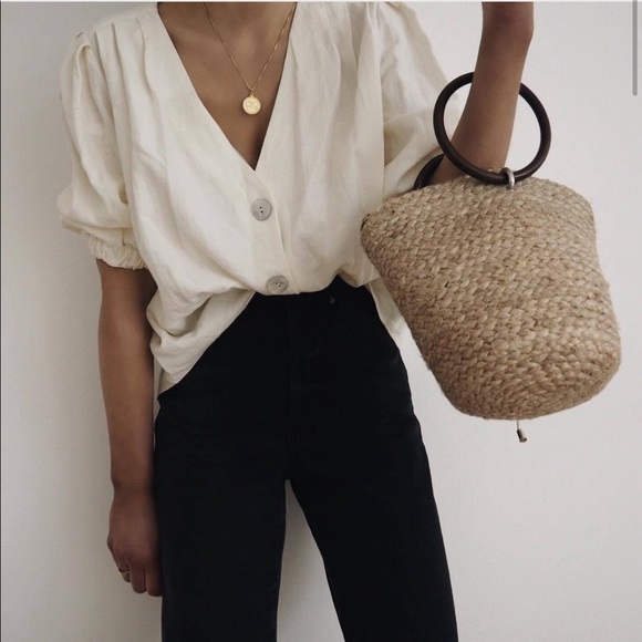 Zara Tops - Zara Button Up Blouse